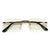 BLUE LIGHT BLOCKING SLEEK RIMLESS CHIC EYE WEAR