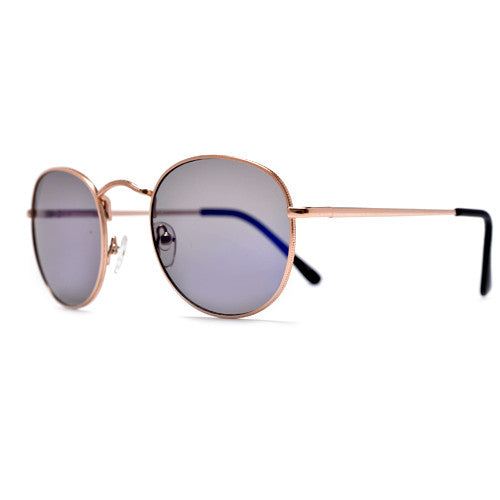 Classic Round P3 Full Metal Frame Sunglasses - Sunglass Spot