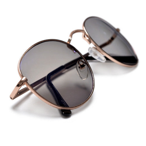 Classic Round P3 Full Metal Frame Sunglasses - Sunglass Spot