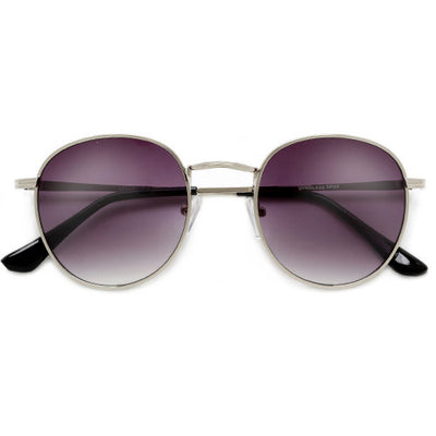 Classic Round P3 Full Metal Frame Sunglasses - Sunglass Spot