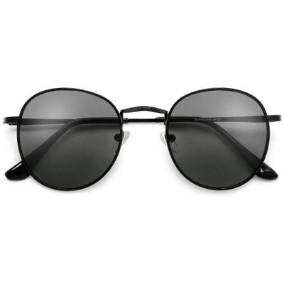 Classic Round P3 Full Metal Frame Sunglasses - Sunglass Spot