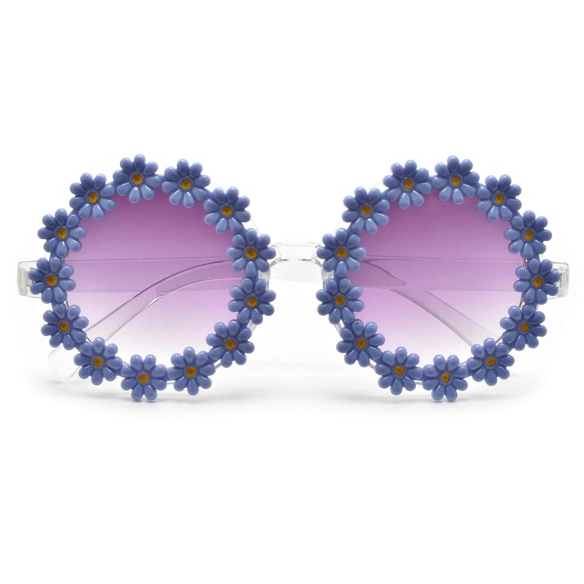 Cute Decorative Floral Round Sunnies
