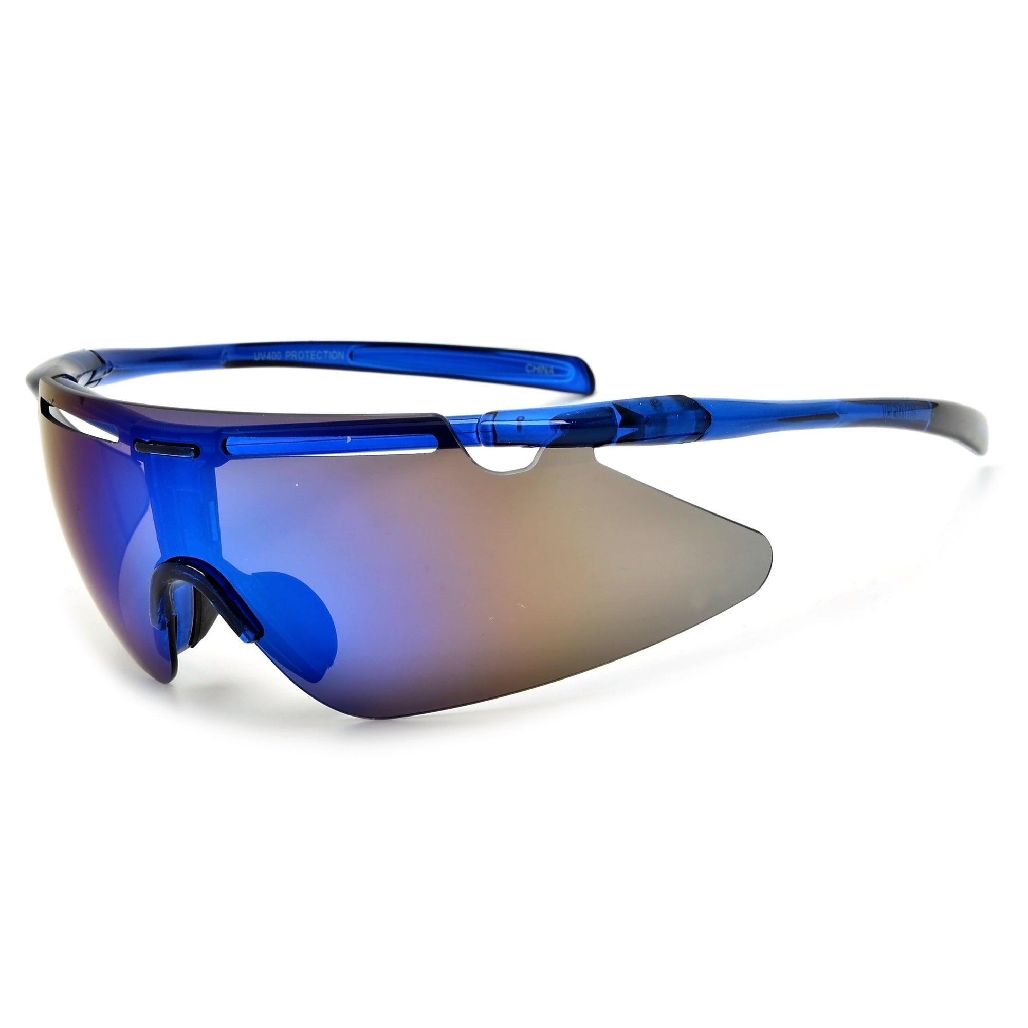 Full Wrap Around Rimless Sport Shields