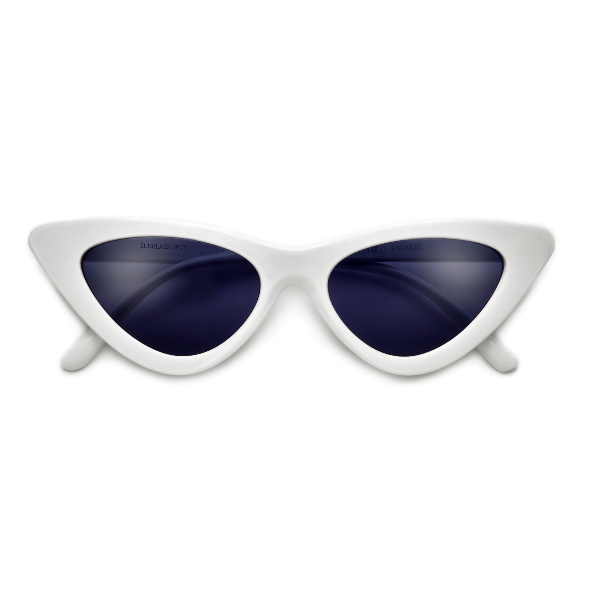Slim Streamlined Cat Eye Silhouette Sunnies - Sunglass Spot