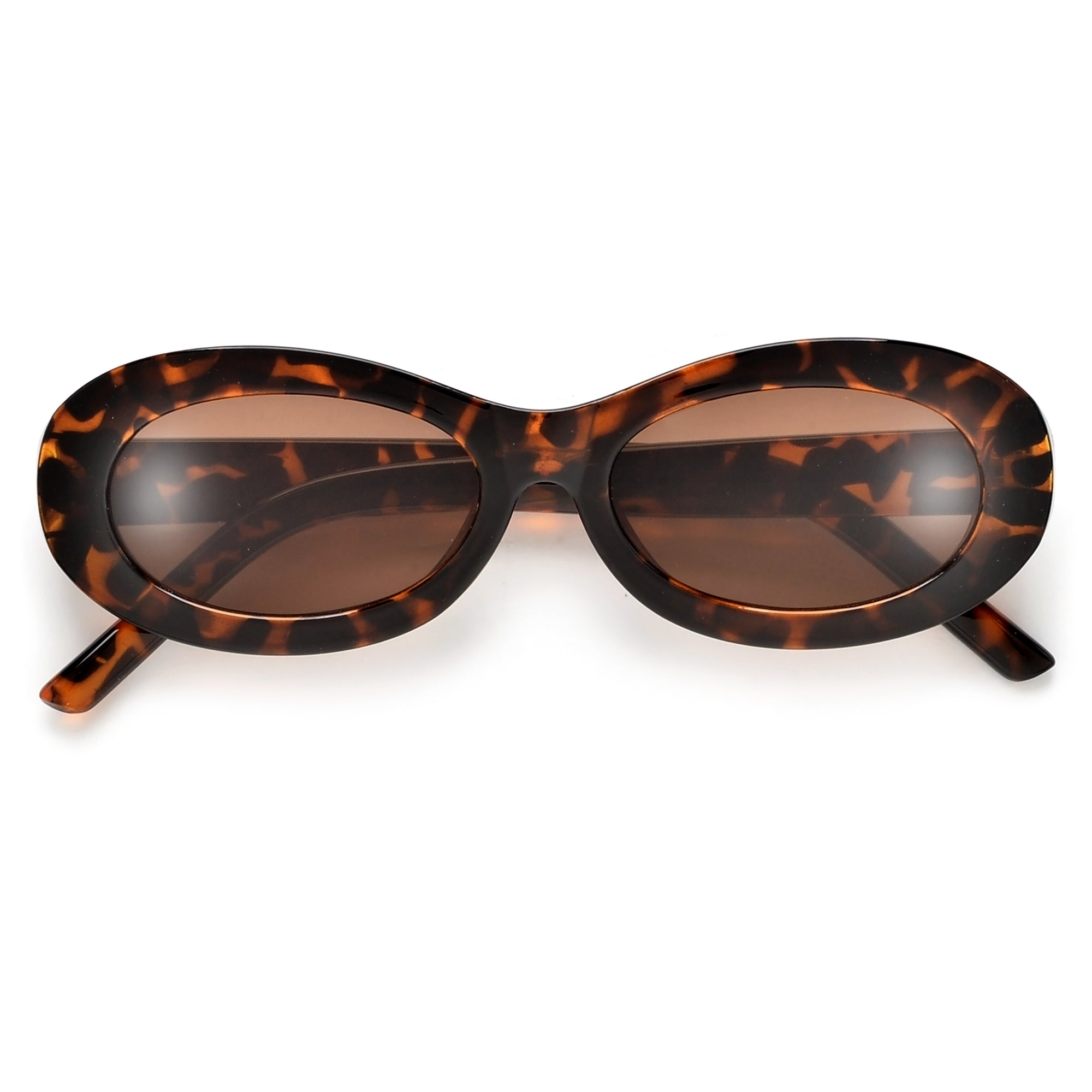 90's Vibe Chunky Round Oval Sunnies