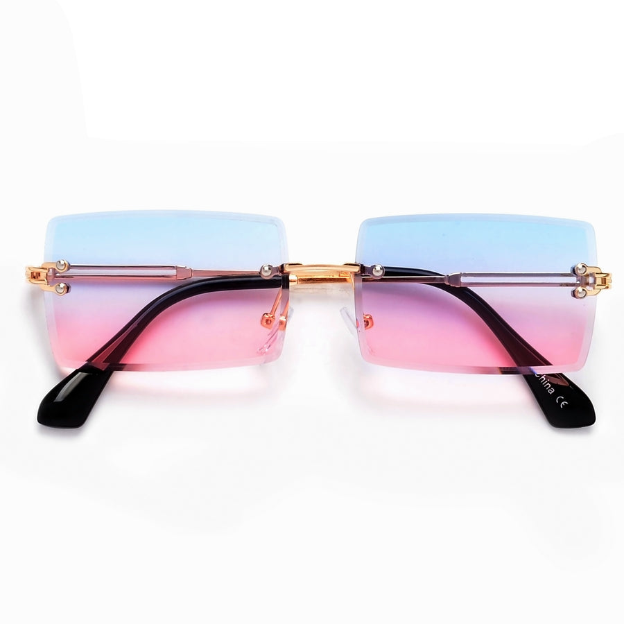 Rimless High Fashion Sunnies - Sunglass Spot