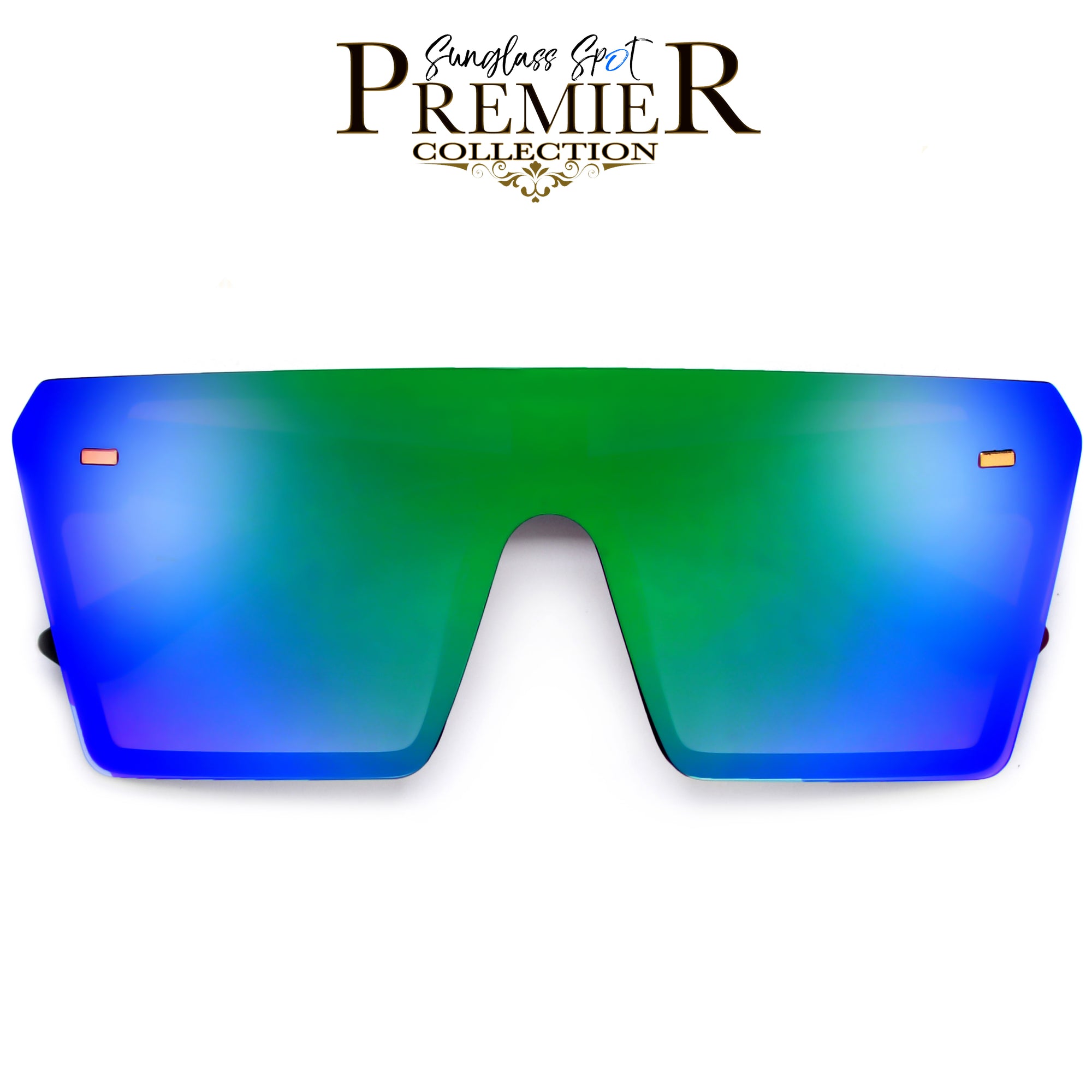 Premier Collection-Oversized Flat Top Show Stopping Sunnies