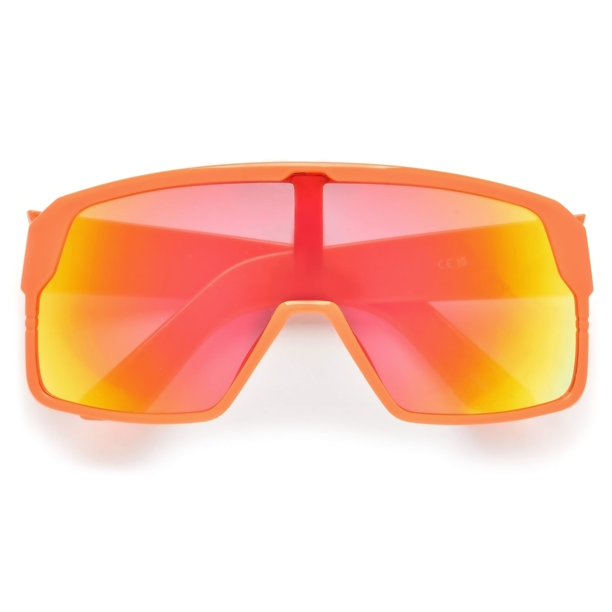 Oversize Bold Full Coverage Shield Sunglasses