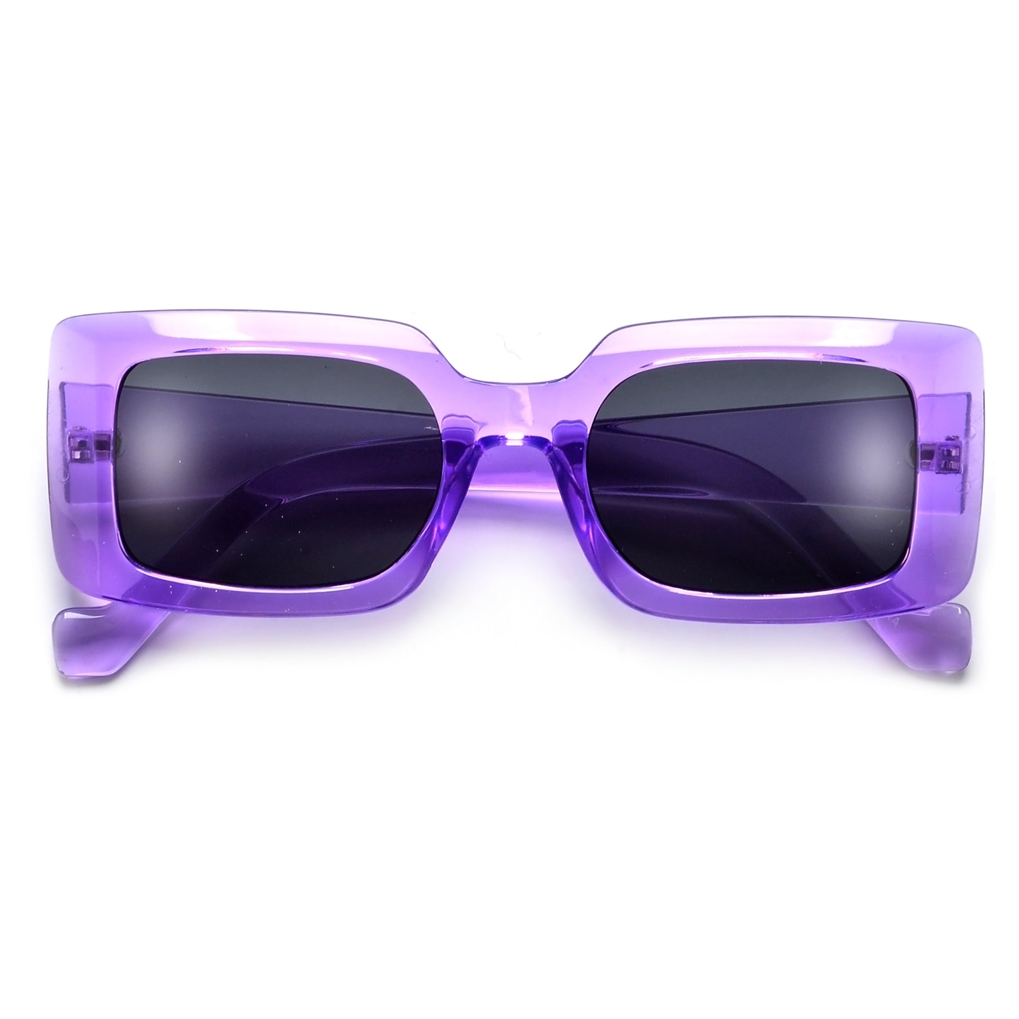 Crystal Neon Bright Square Sunnies