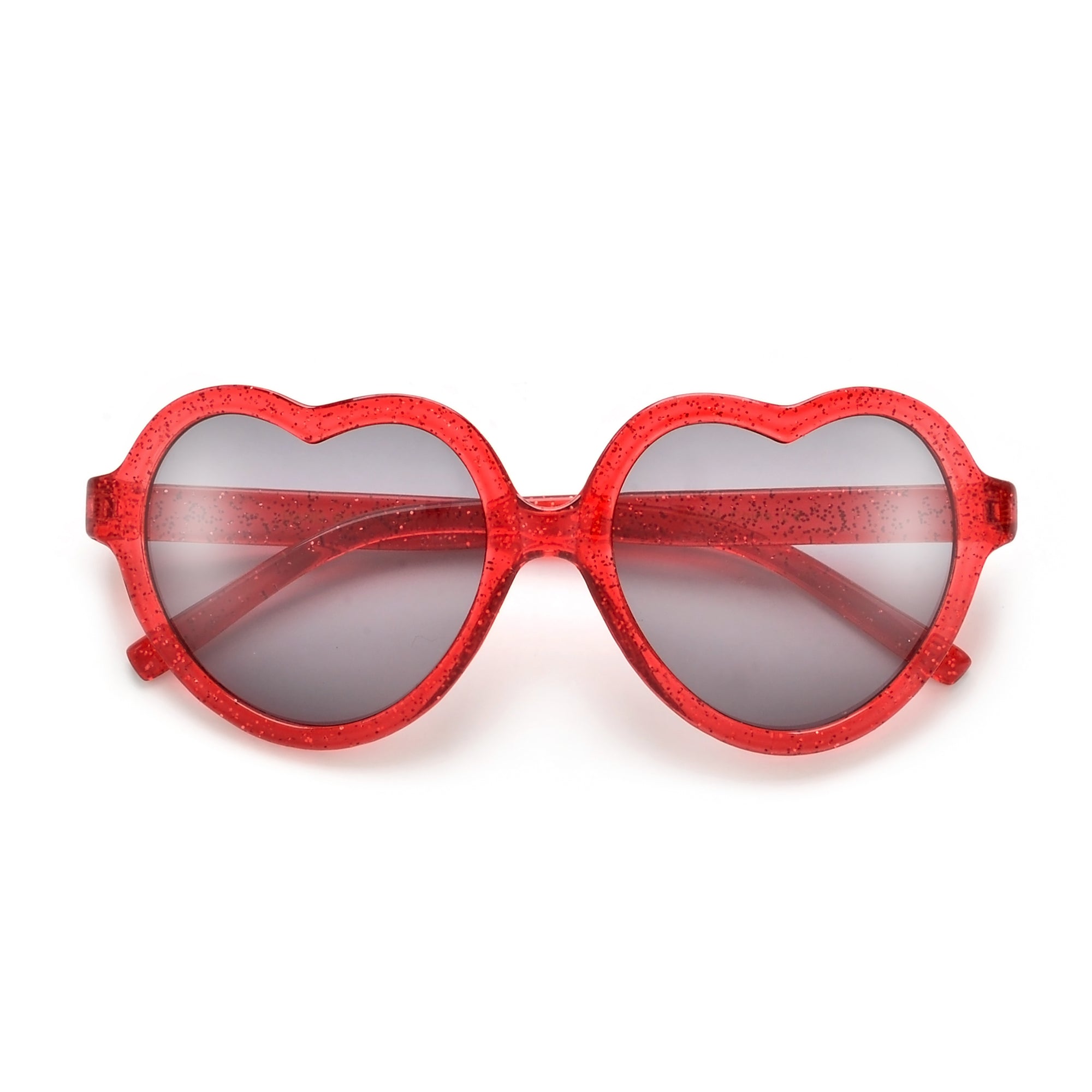 Lovable Chunky Glitter Heart Kids Sunnies