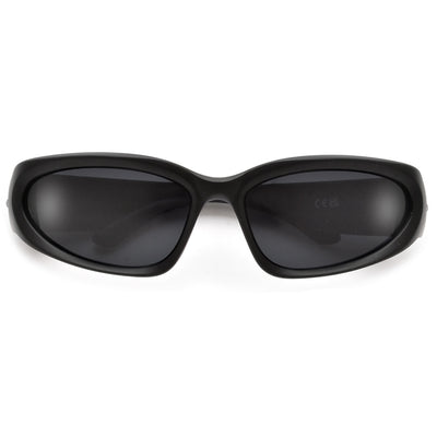 Y2K Wrap Around Fashion Sunglasses Swift Oval Dark Kim K Cyber Shades Sunglasses