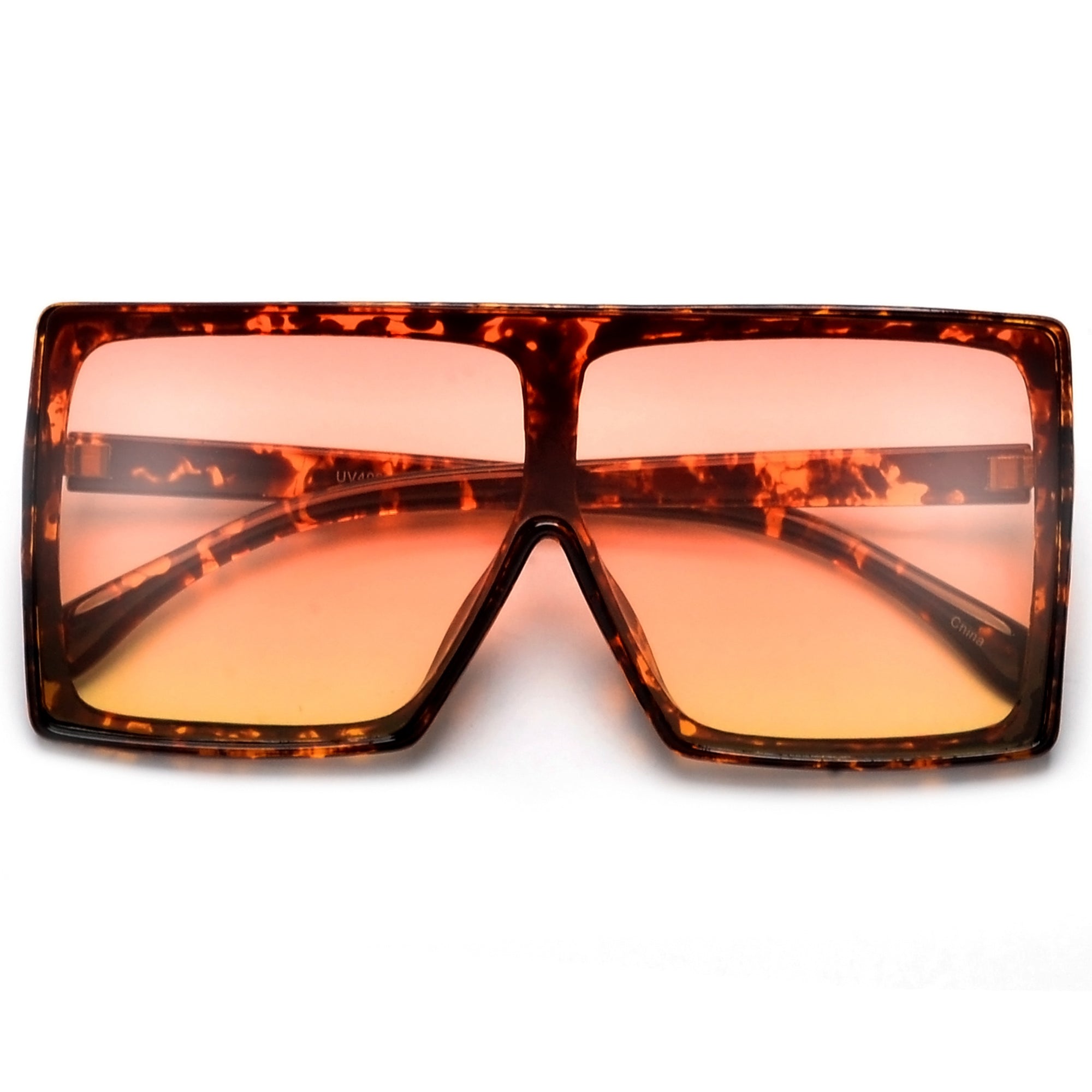 Oversize Bold Squared Off Block Super Shields - Sunglass Spot