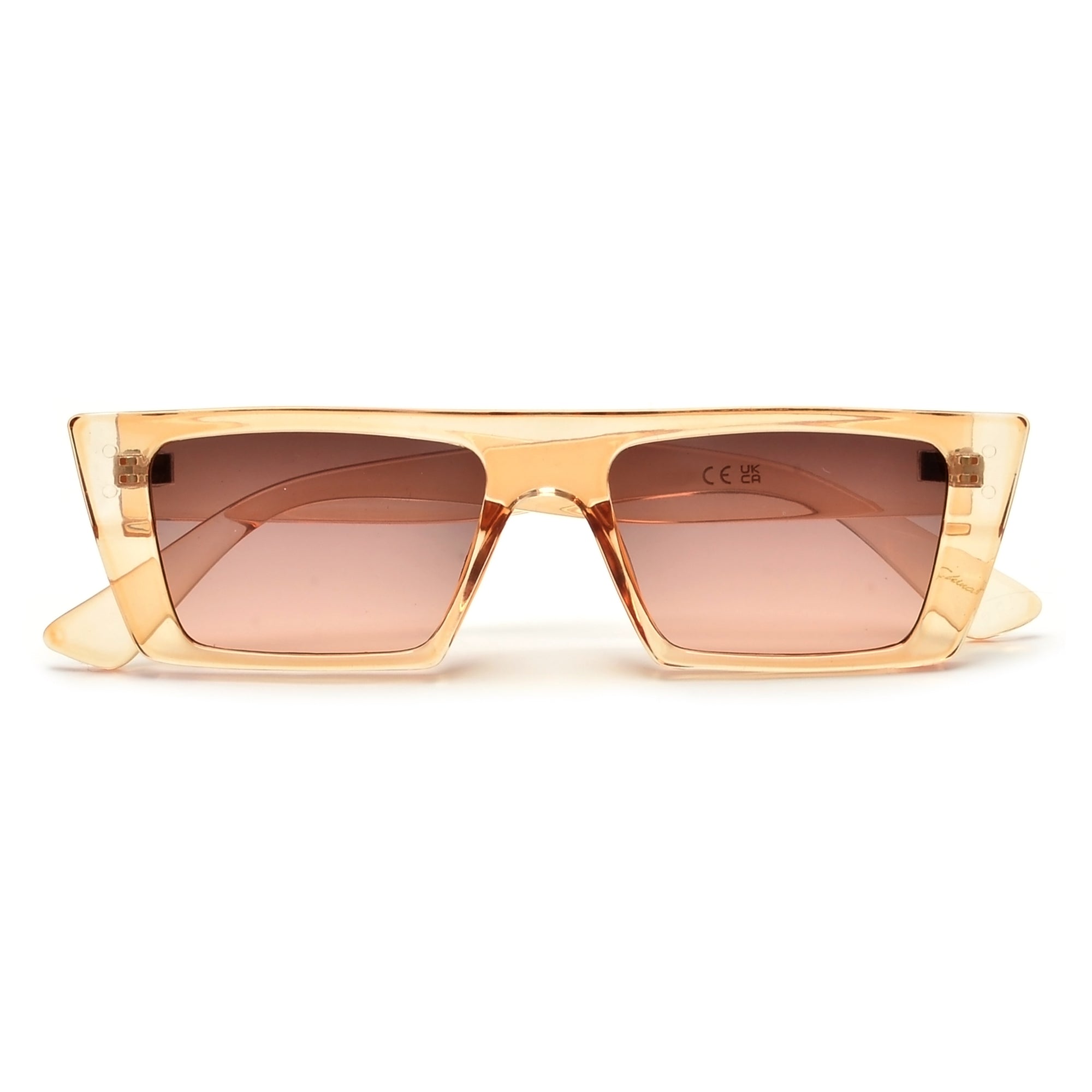 Modern Flat Top Slim Cat Eye Sunnies