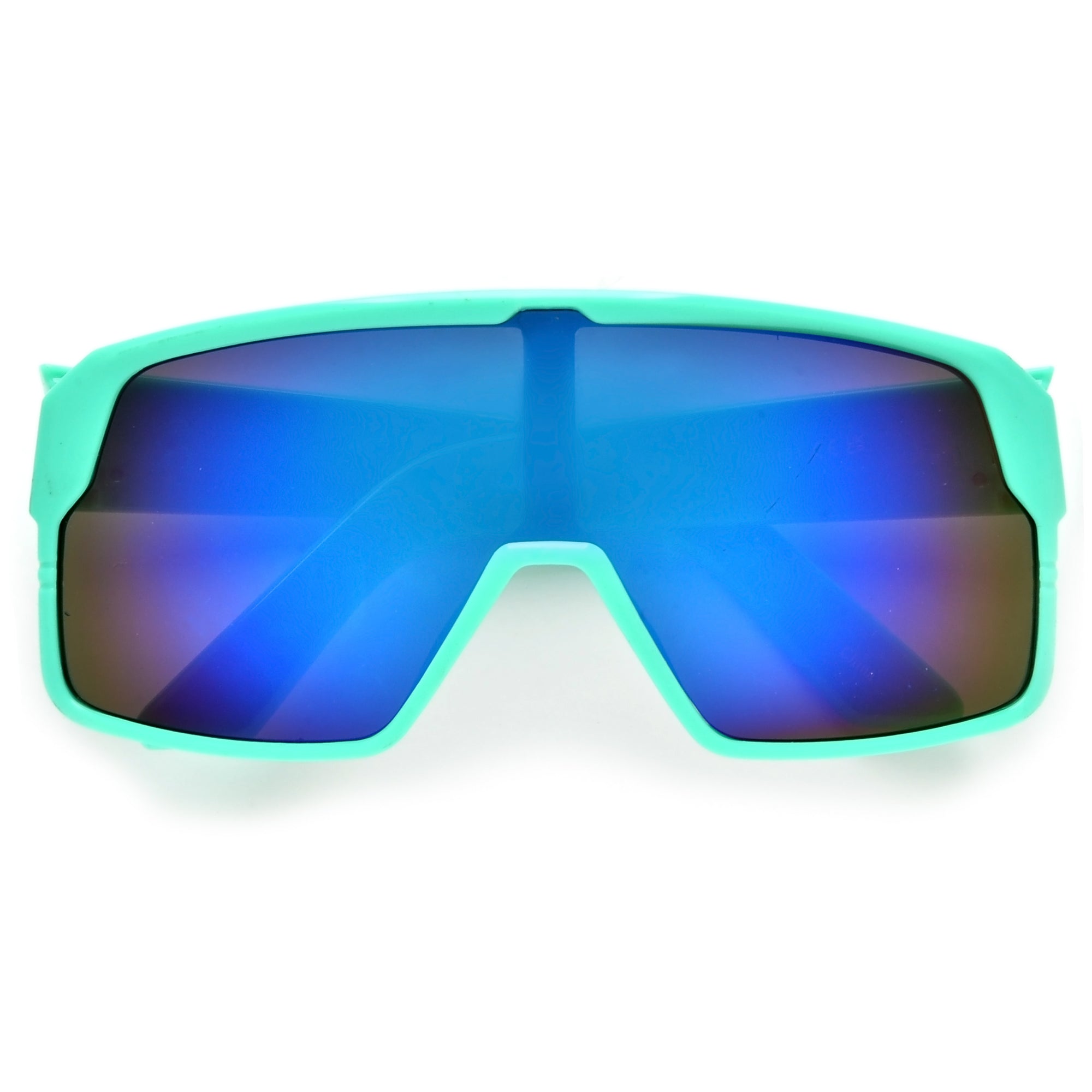 Oversize Bold Full Coverage Shield Sunglasses