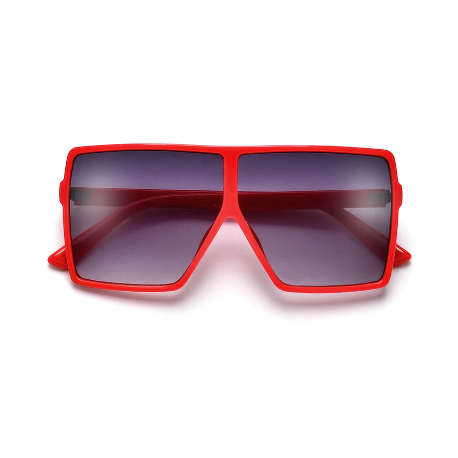 KIDS BOLD SQUARED OFF VISOR INSPIRED SUNGLASSES - Sunglass Spot