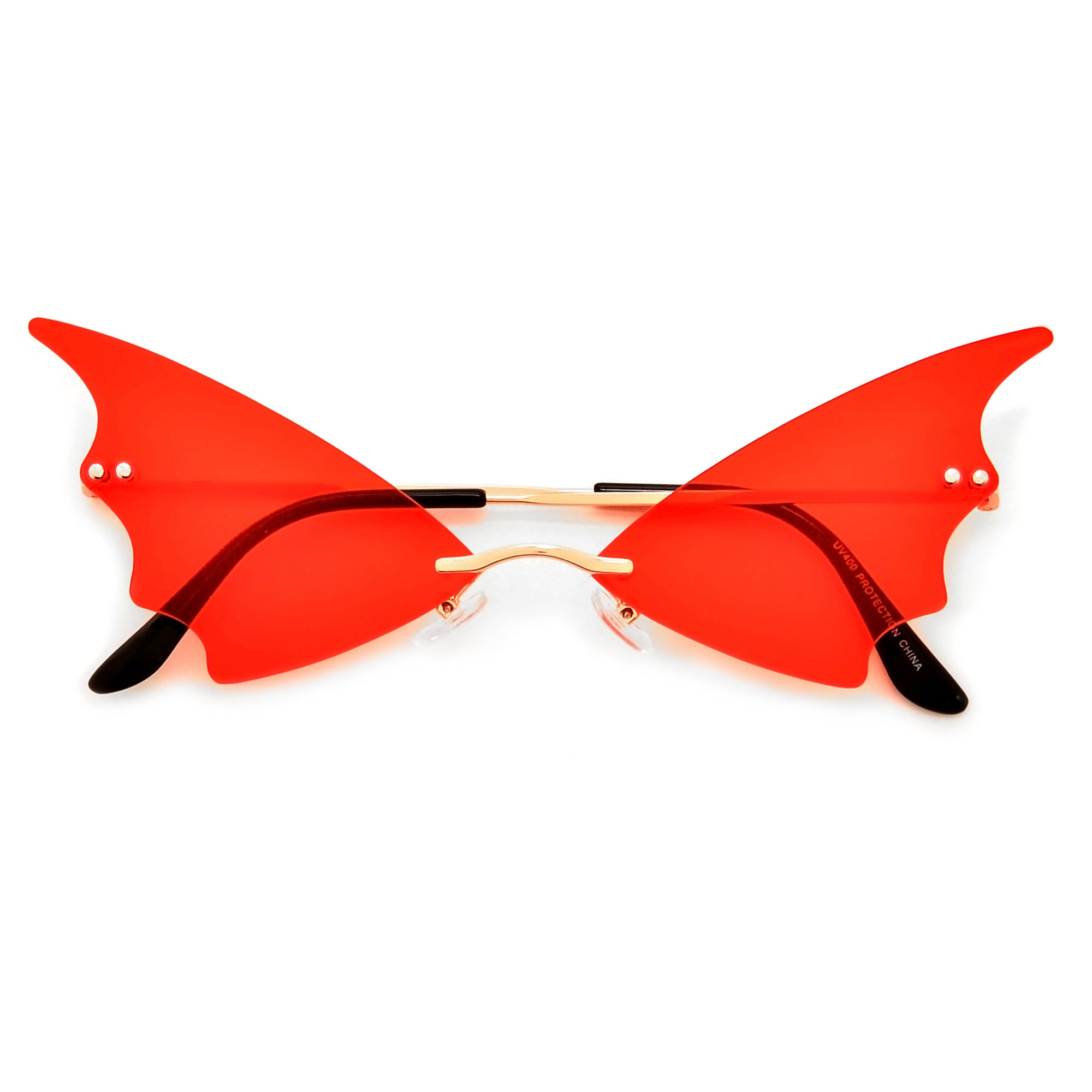 Rimless High Tip Wings - Sunglass Spot