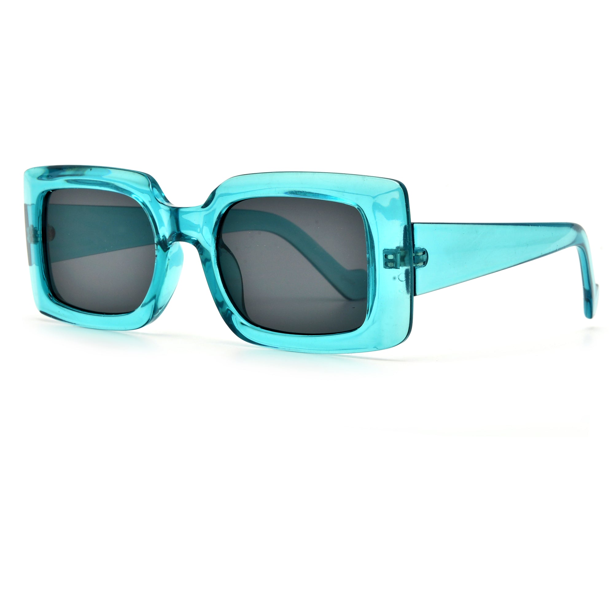 Crystal Neon Bright Square Sunnies