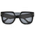 Oversize Half Frame Shield Sunnies