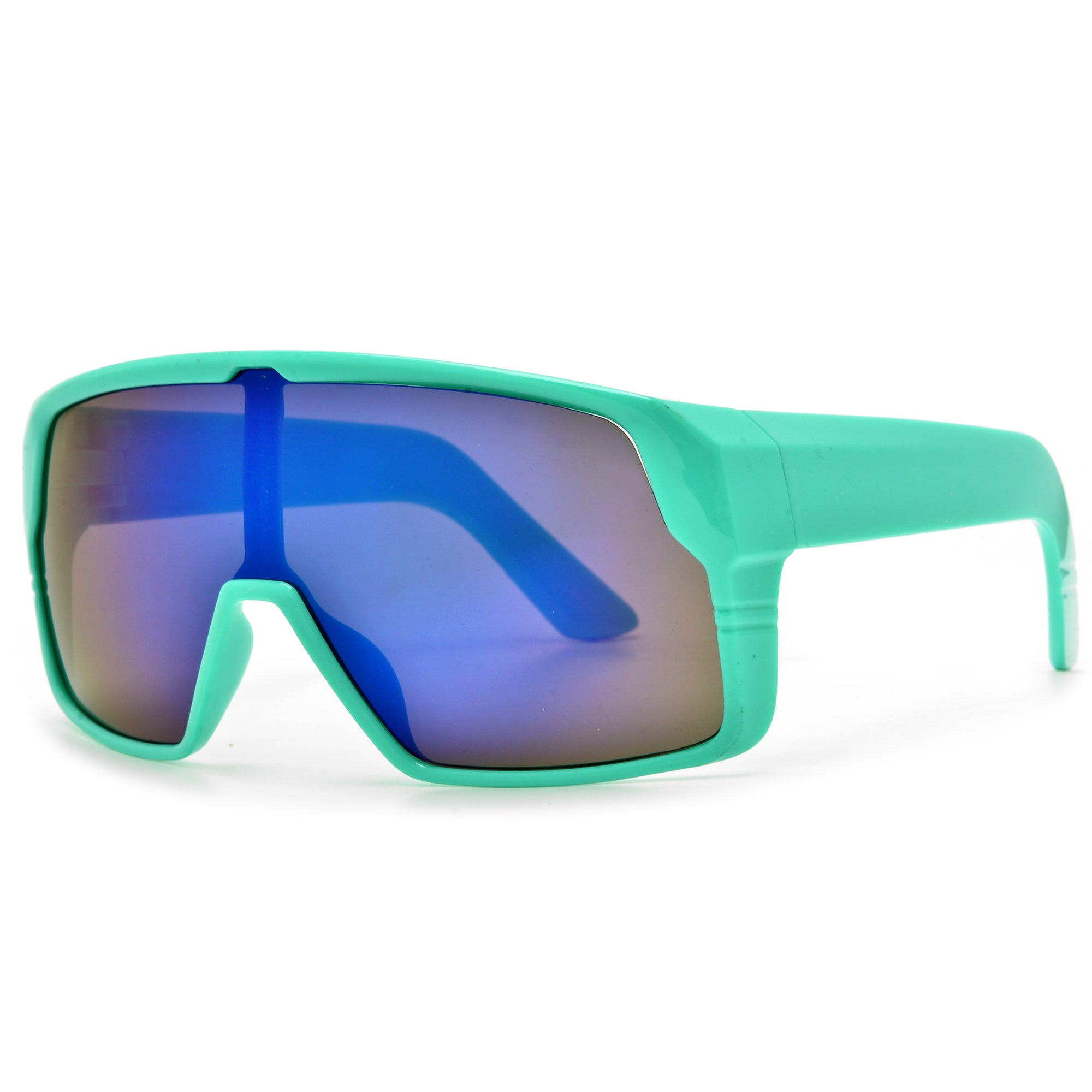 Oversize Bold Full Coverage Shield Sunglasses