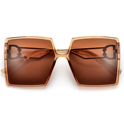 Oversize High Fashion Square Frame Sunglasses - Sunglass Spot