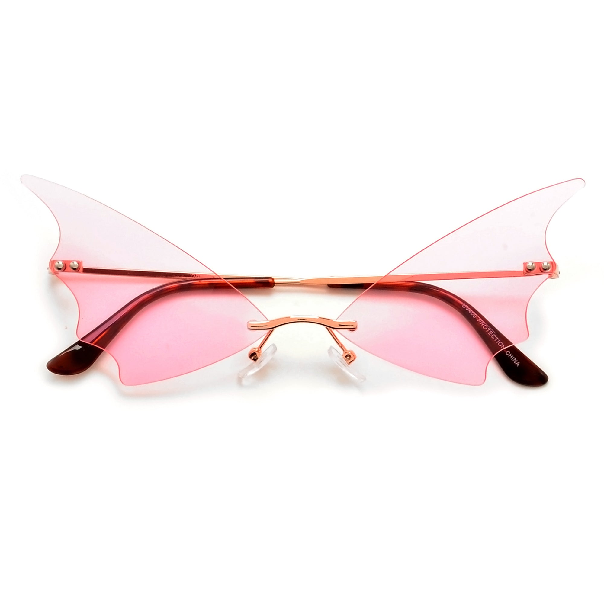 Rimless High Tip Wings - Sunglass Spot