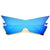 Rimless Geometric Flashy Shield Sunnies