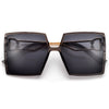 Oversize High Fashion Square Frame Sunglasses - Sunglass Spot