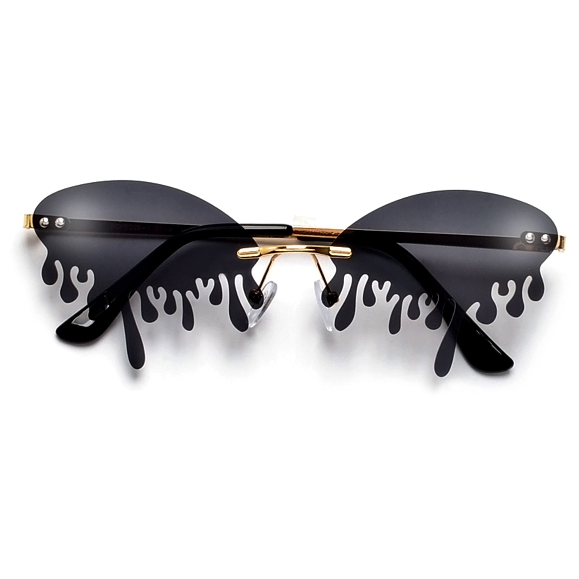 Irresistible Rimless Water Droplet Sunnies - Sunglass Spot