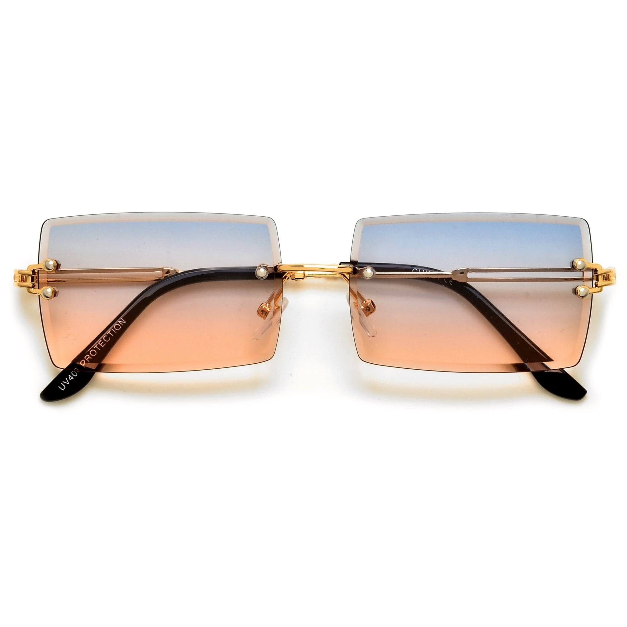 Rimless High Fashion Sunnies - Sunglass Spot