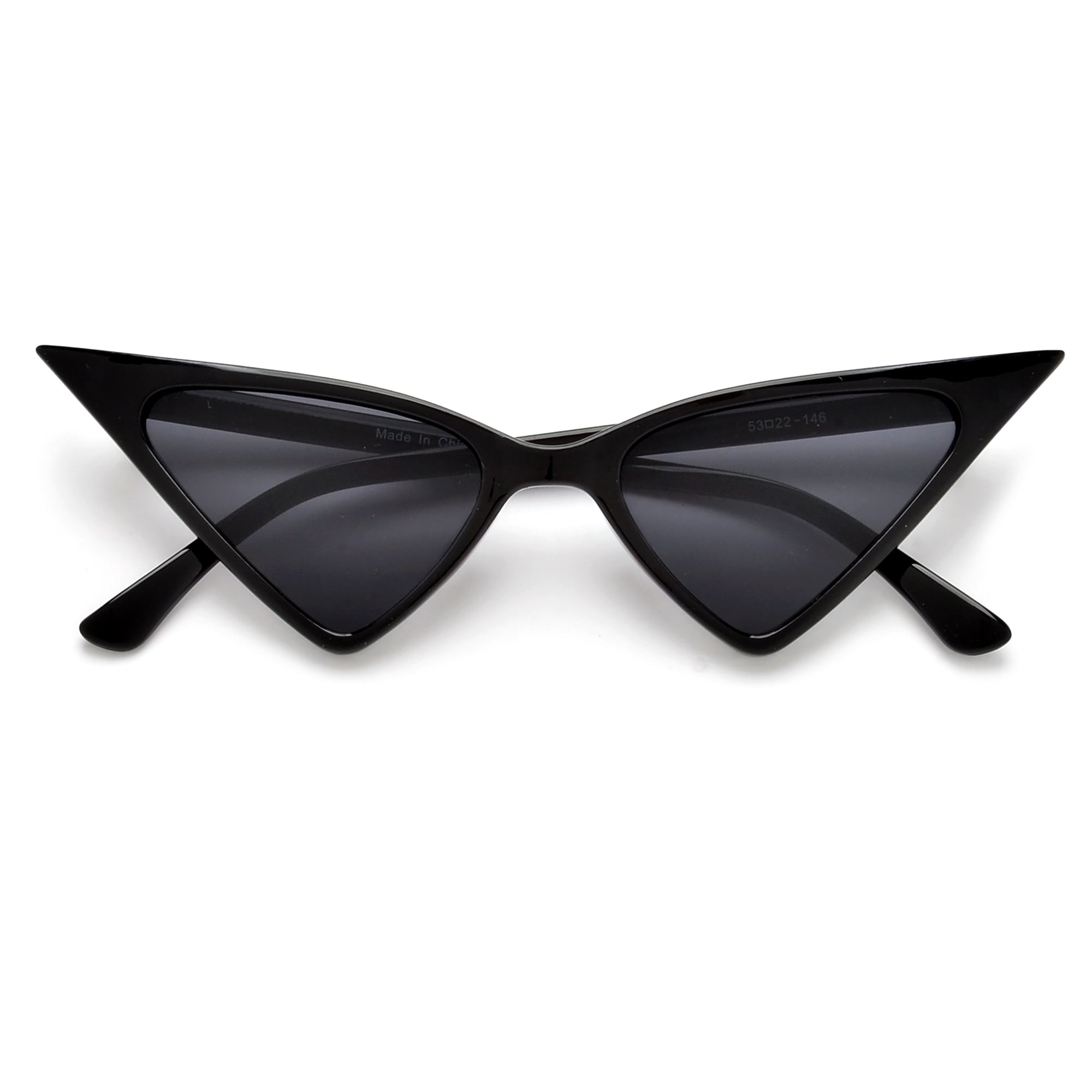 Flip-up Cat-eye Frame Palmer Sunglasses in Black/black - Women