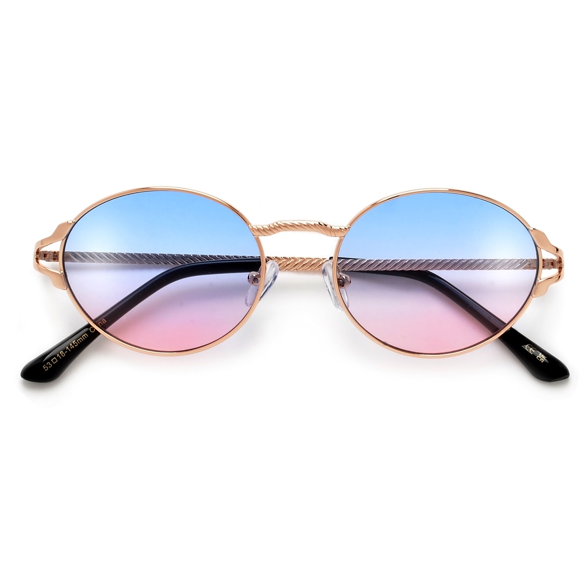 Slim Split Temple Timeless Fashion Statement Sunnies