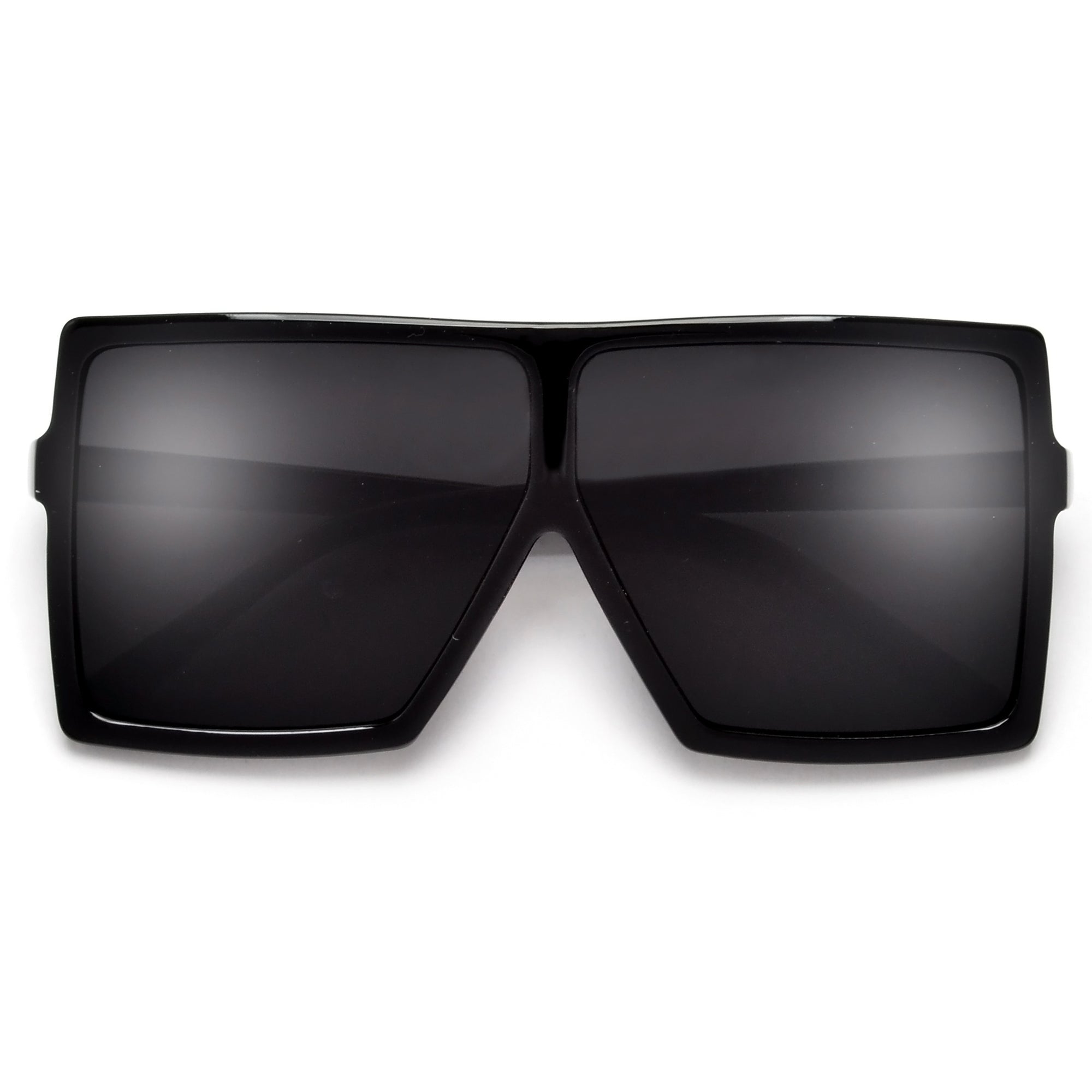 Black Square Oversized Frame Sunglasses