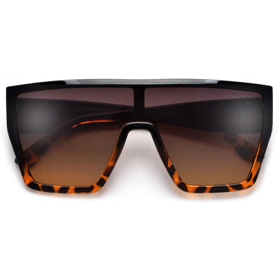 Oversize Bold Audacious Shield Sunglasses - Sunglass Spot
