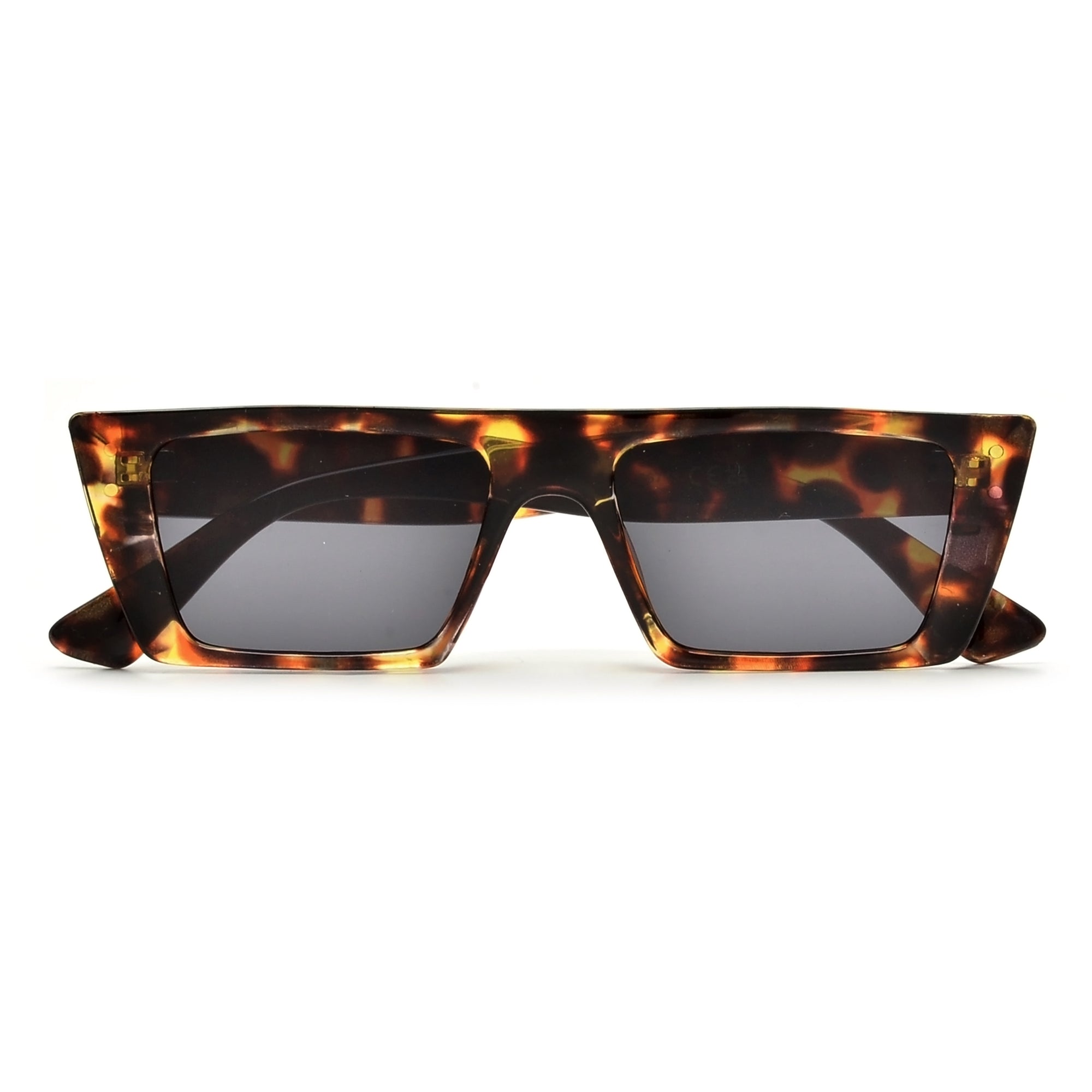 Modern Flat Top Slim Cat Eye Sunnies