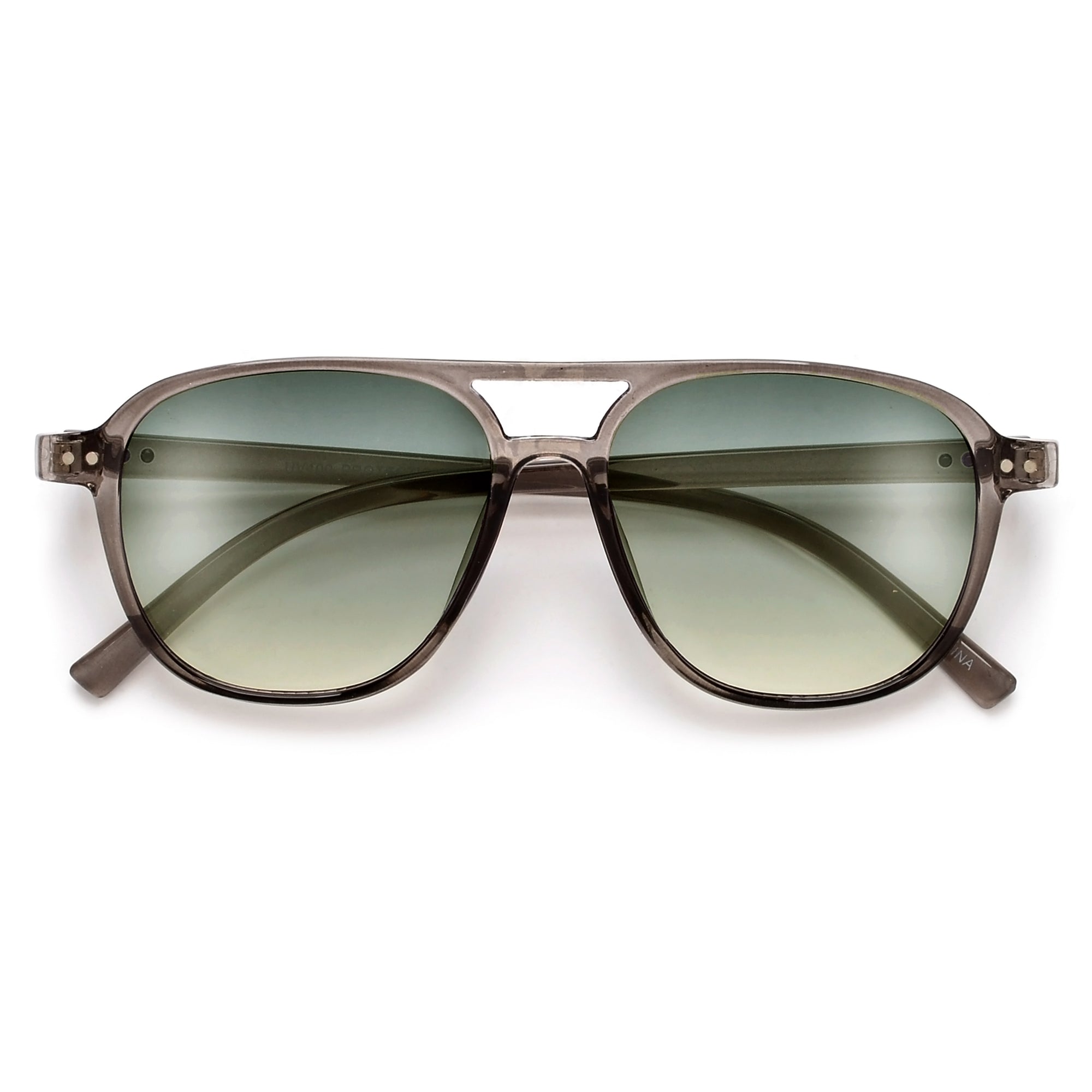 Streamlined Minimalist Studded Retro Aviator