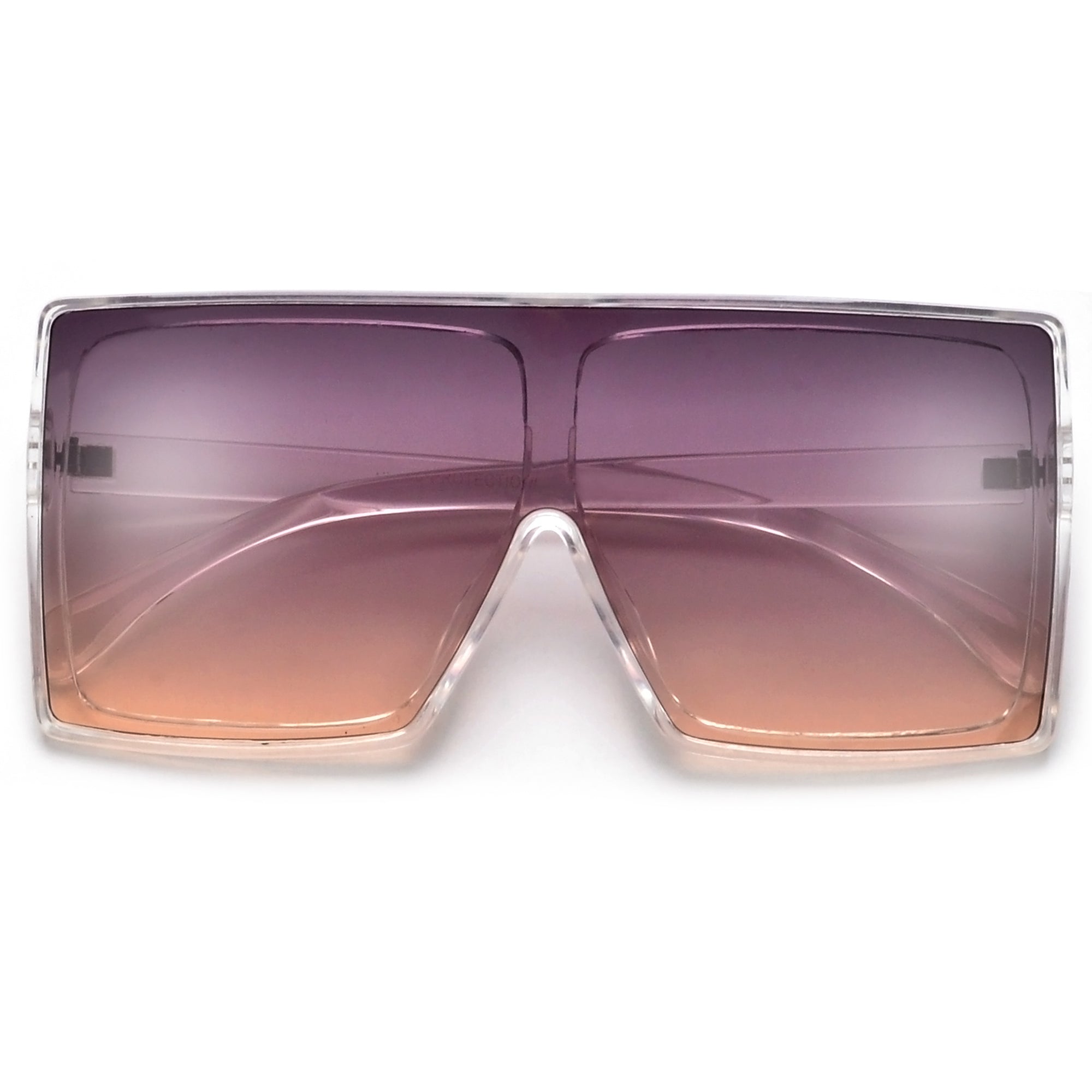 Oversize Bold Squared Off Block Super Shields - Sunglass Spot