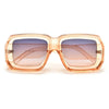 Modern Intrigue Bold Rectangular Sunglasses