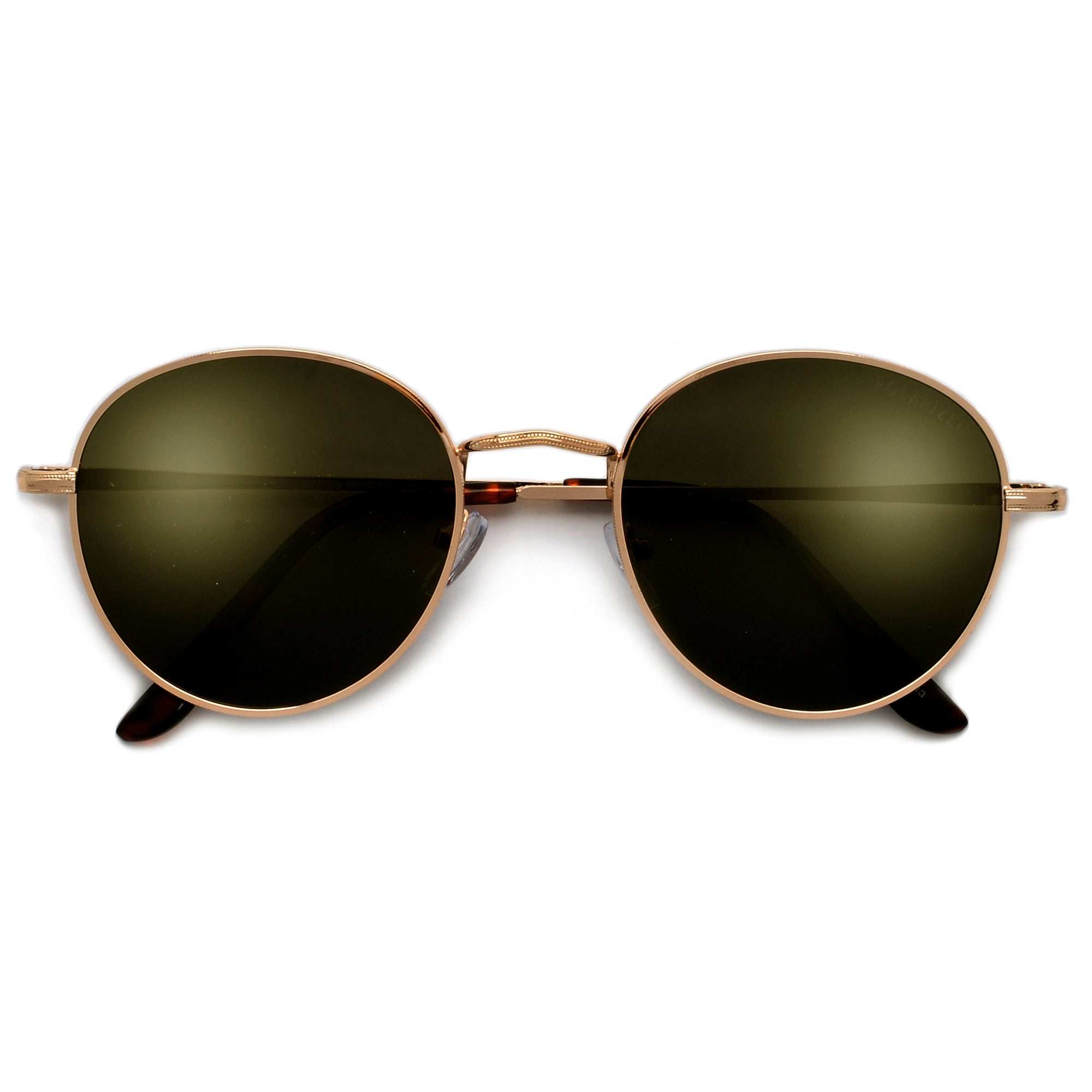 Polarized Anti Glare Iconic Round Sunglasses