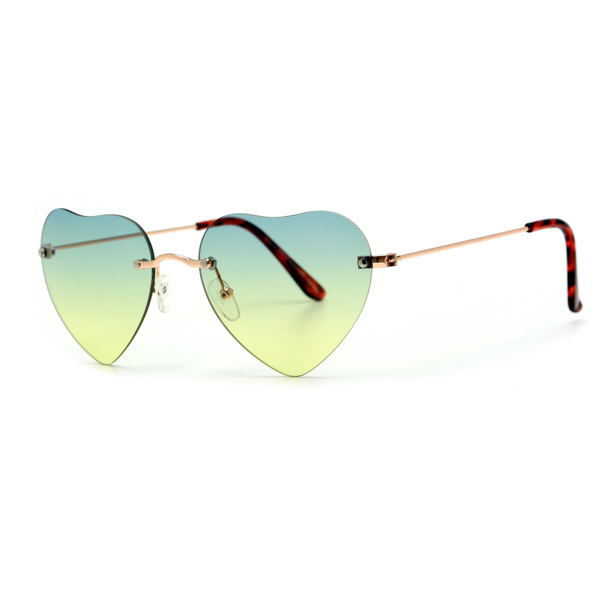 Cute Rimless Heart Sunnies