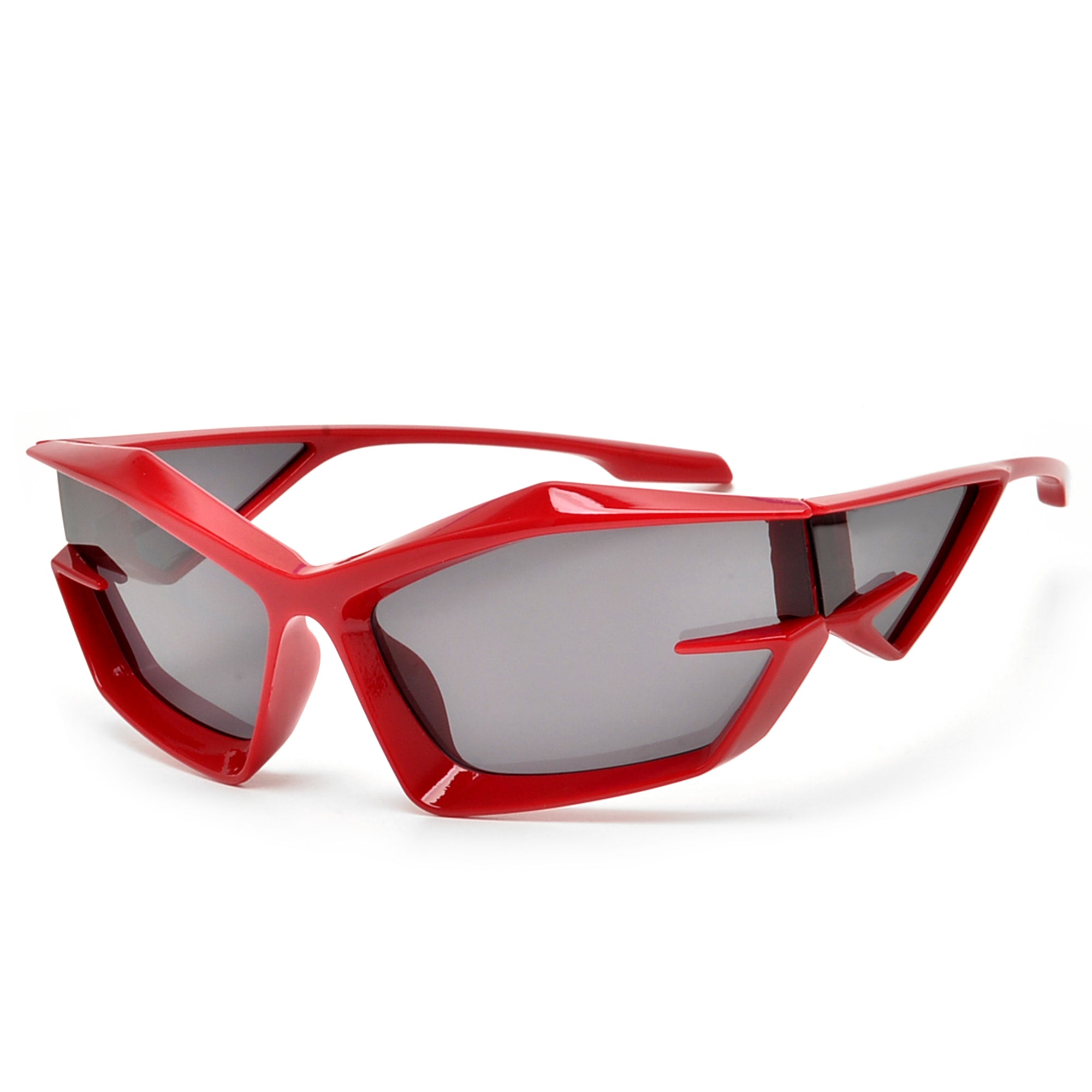 Oversize Ultra Edgy Side Window Temple Sunnies