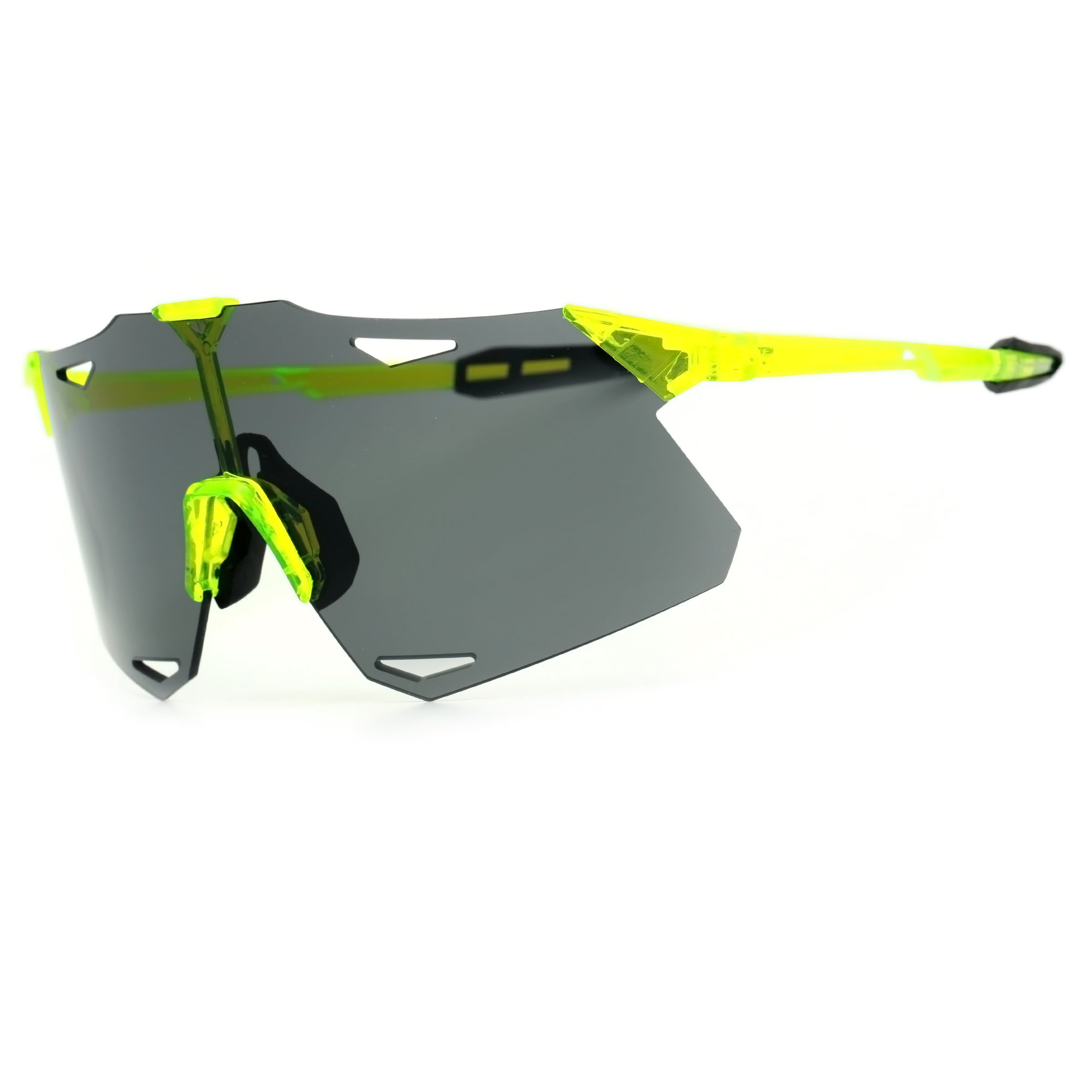 Oversize Geometric Cut Out Shield Sunnies