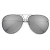 Oversize 67mm High Fashion Designer Inspired Artistry Crafted Aviator Sunglasses - Sunglass Spot