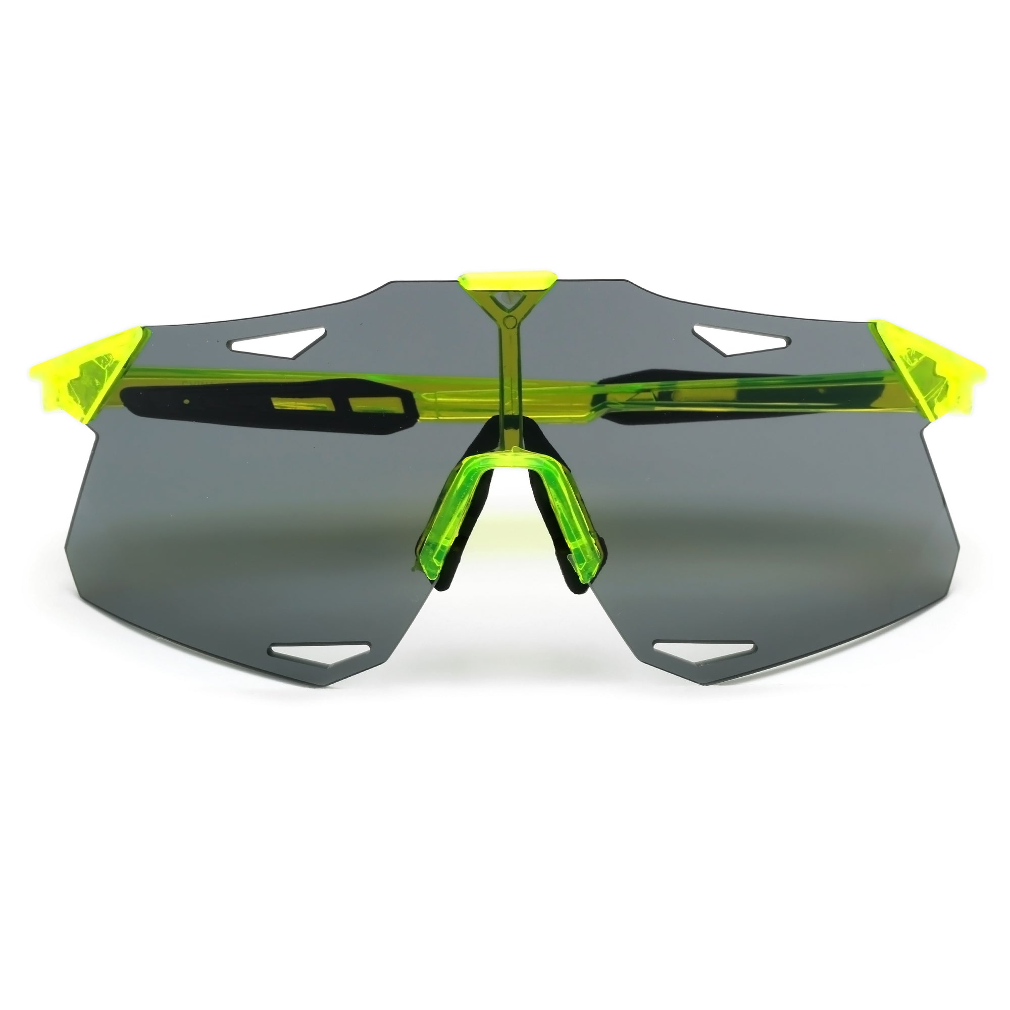 Oversize Geometric Cut Out Shield Sunnies