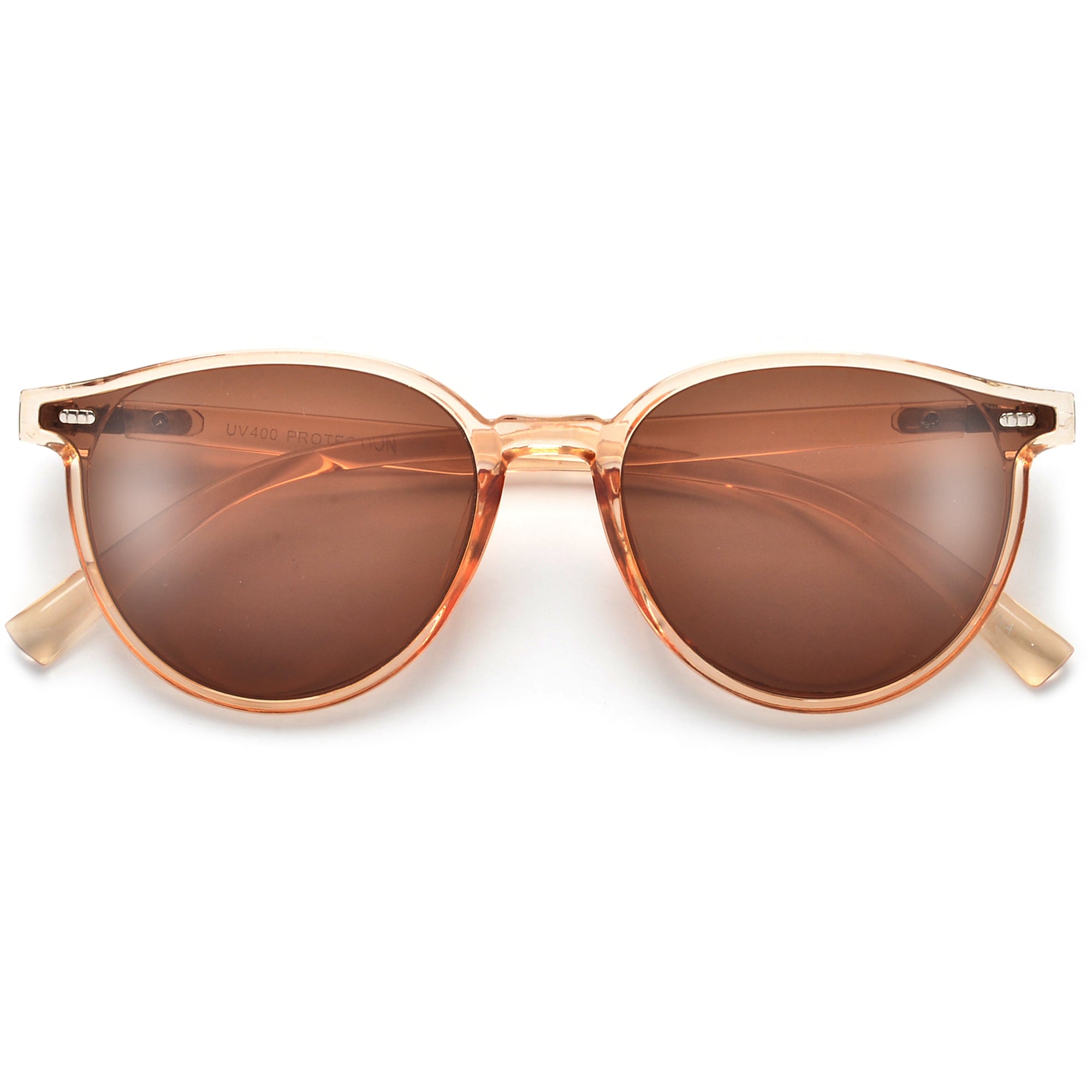 Stylish Classic Contour Flat Lens Sunglasses