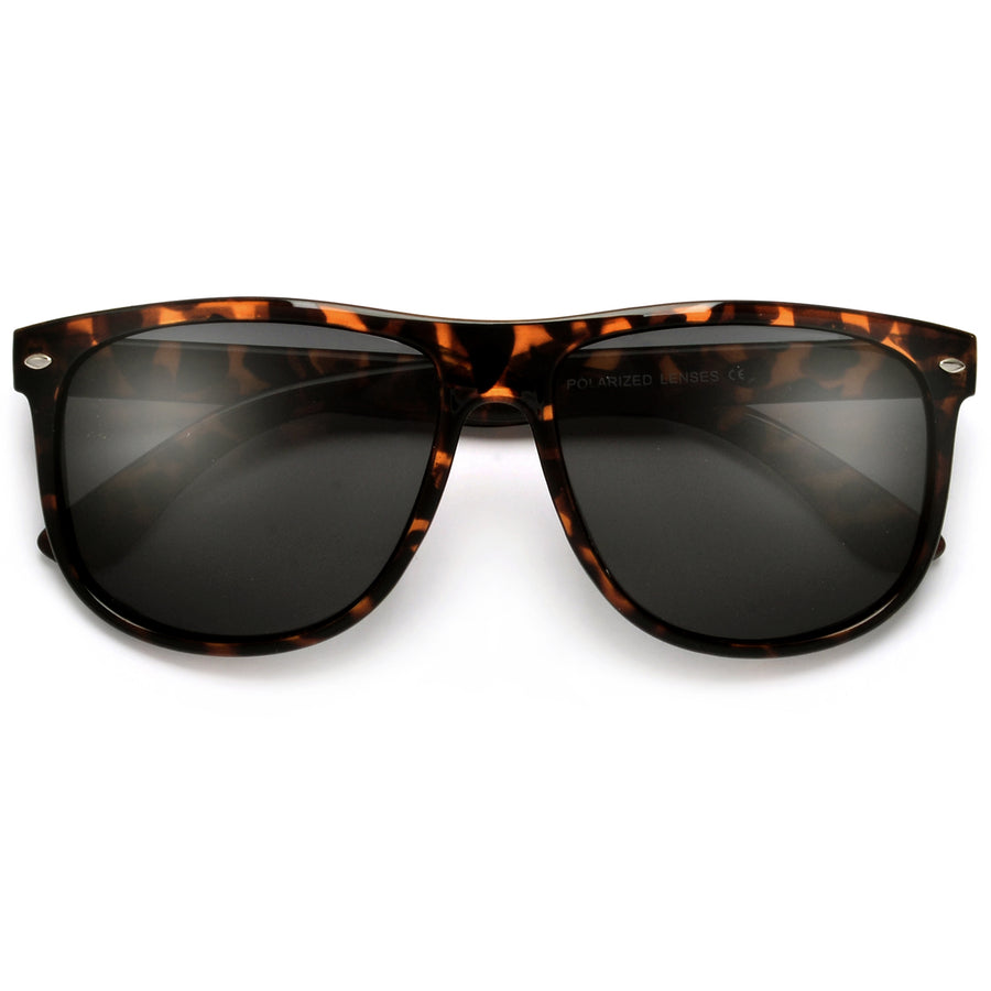 Oversize 59mm Modified Classic 80's Sunglasses - Sunglass Spot