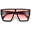Oversize Bold Audacious Shield Sunglasses - Sunglass Spot