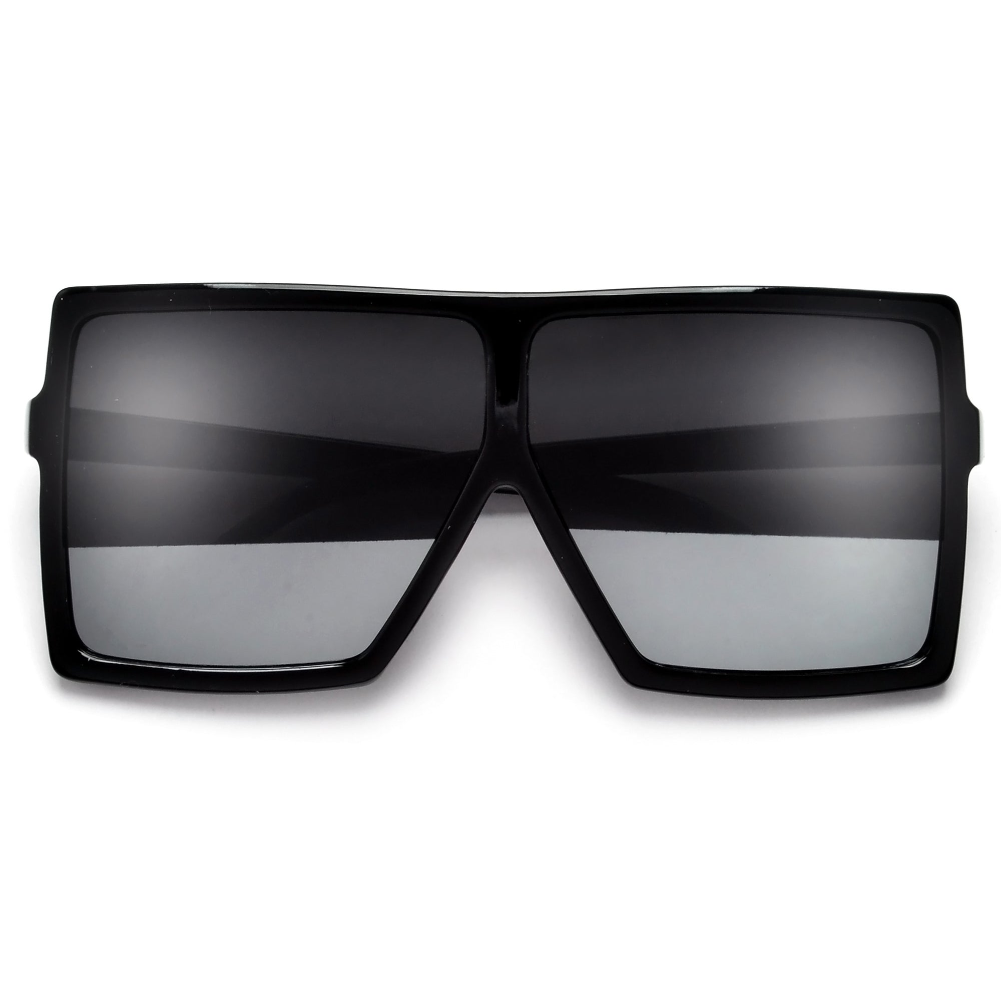 OVERSIZE BOLD SQUARED OFF BLOCK SUNGLASSES - Sunglass Spot