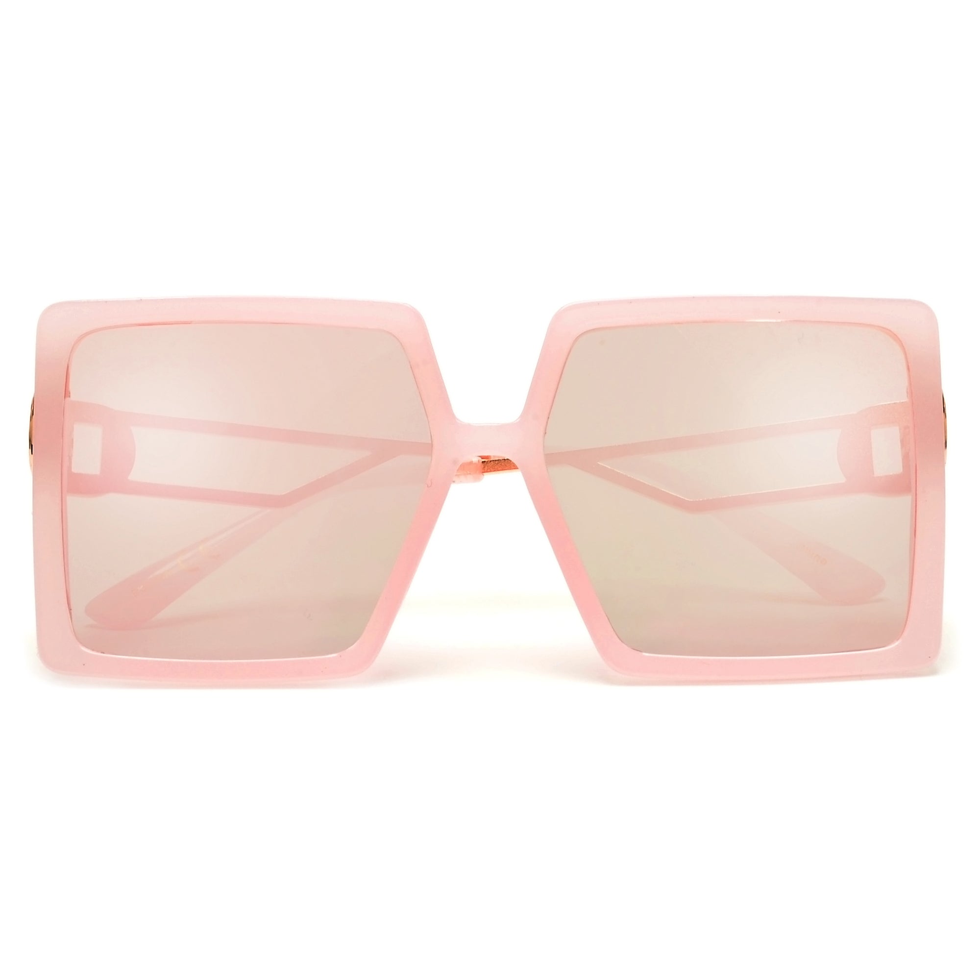 Oversize Bold Full Coverage Square Silhouette Sunnies - Sunglass Spot