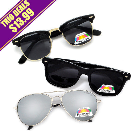2 Pack Classic Matte Black Horn Rimmed Colorful Purple/Blue Mirrored Lens  80s Style Sunglasses