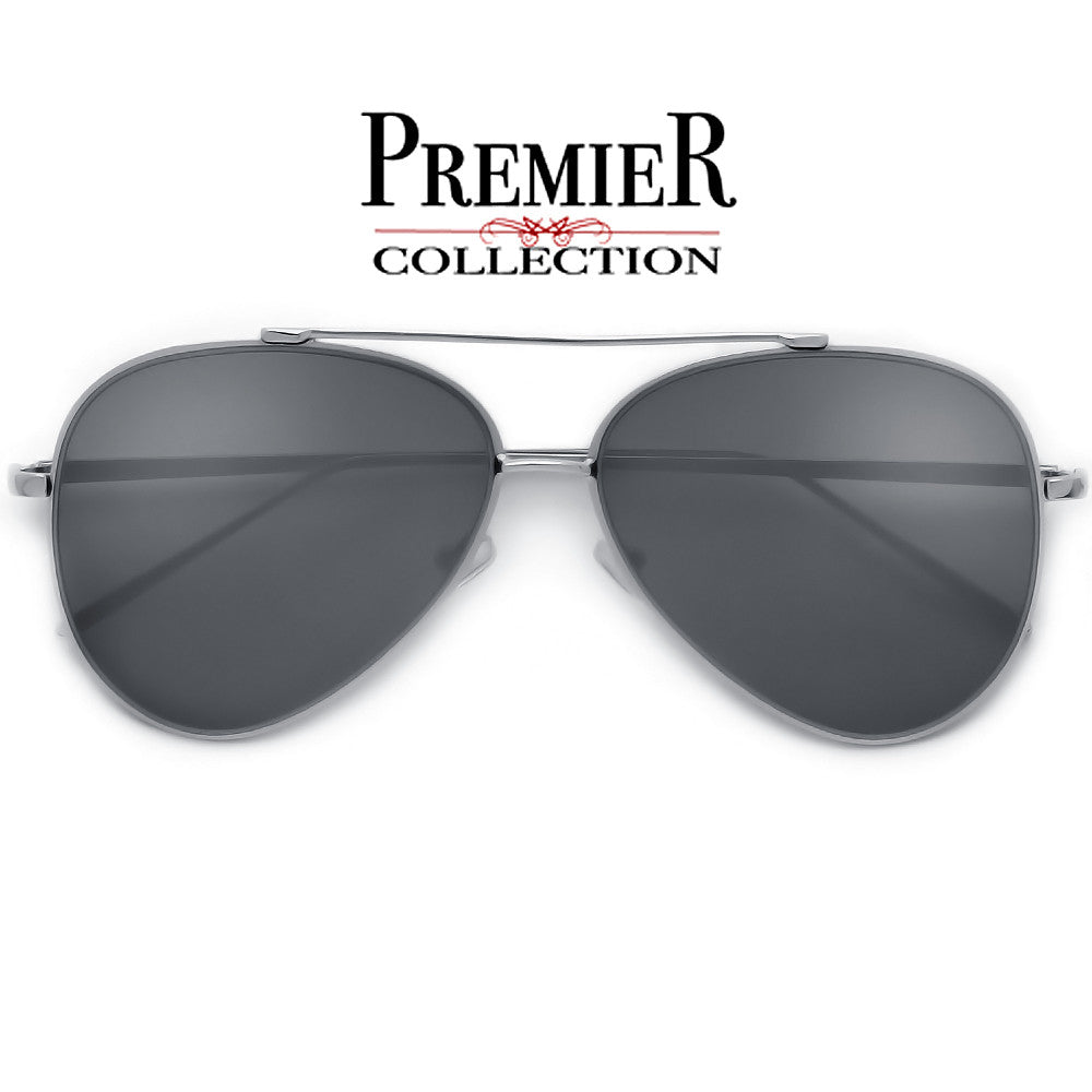 Premier Collection-Oversize Modern Teardrop Retro Appeal Classic Aviator - Sunglass Spot